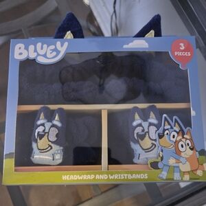 Bluey Headwrap and Wristbands Set